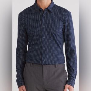 Professional Athletes BOSS Roan Kent Long Sleeve Button Up Shirt
Blue- XL